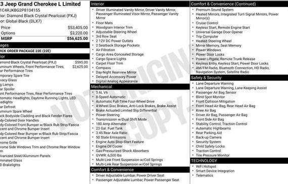JEEP GRAND CHEROKEE 2023 1C4RJKBG2P8104155 image